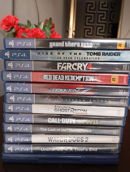 Playstation 4 With 11 Games CD 2
