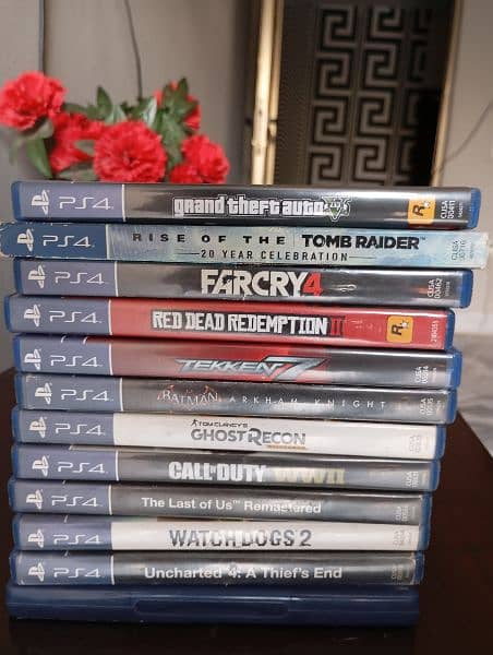 Playstation 4 With 11 Games CD 3