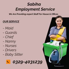 House maids,Baby Sitter,Chef,Cook,Patient Care ,Nurse,Driver,Domestic
