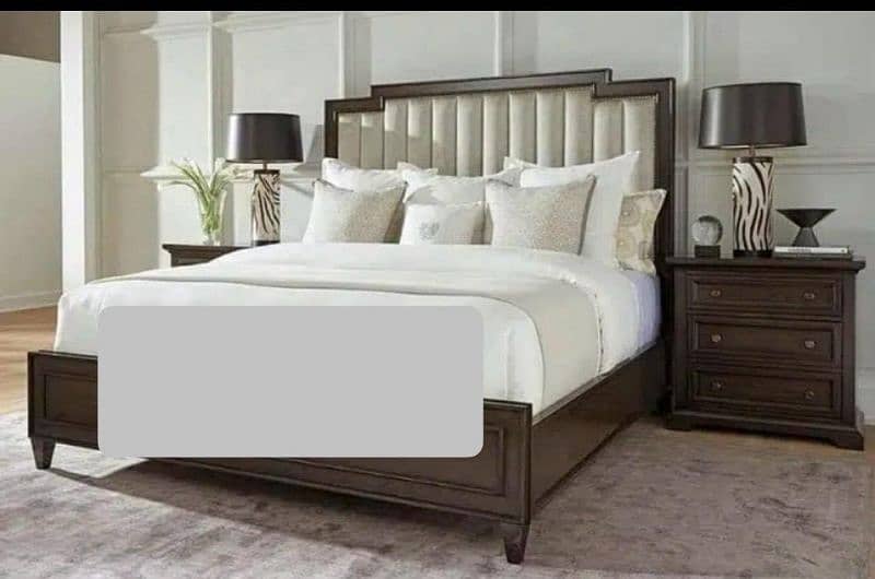 double bed set, king size bed set, complete bedroom set, furniture 12