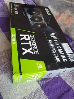 rtx 3070ti personal used with box and 10/10