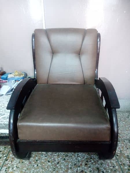 leather 5 seater sofa set 1