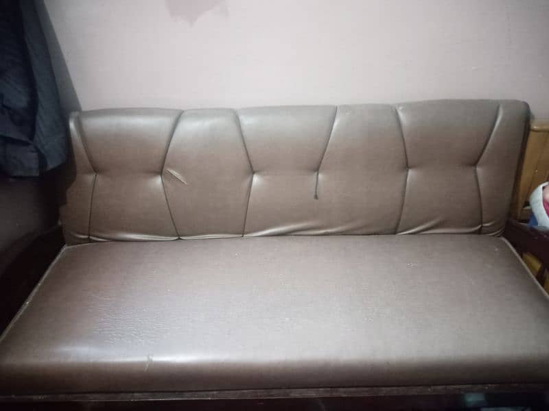 leather 5 seater sofa set 2