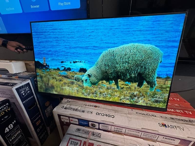 HOT OFFER LED TV 55 INCH SAMSUNG ANDROID ULTRA SLIM 4k BRAND NEW IMPOT 3