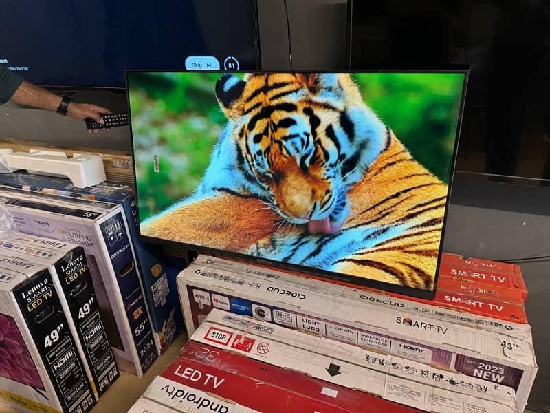 HOT OFFER LED TV 55 INCH SAMSUNG ANDROID ULTRA SLIM 4k BRAND NEW IMPOT 6