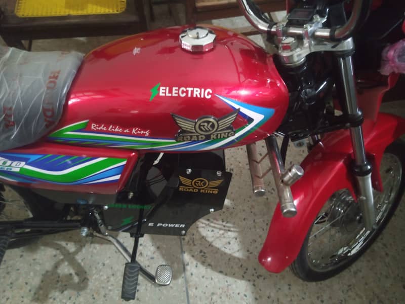 Road king Electric Bike Rs 162000 cont 0303-9649624 Exchange possible 1