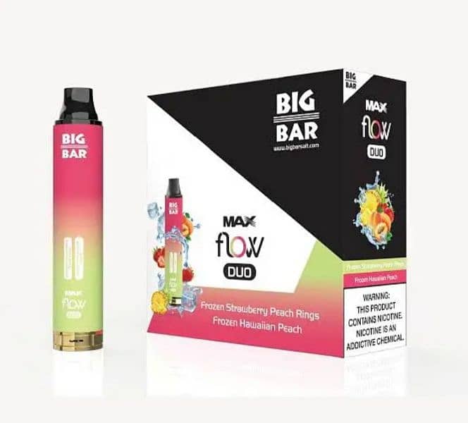 Big Bar Max Flow Duo Pod/Vape | 4000 Puffs | available in Good Price 5