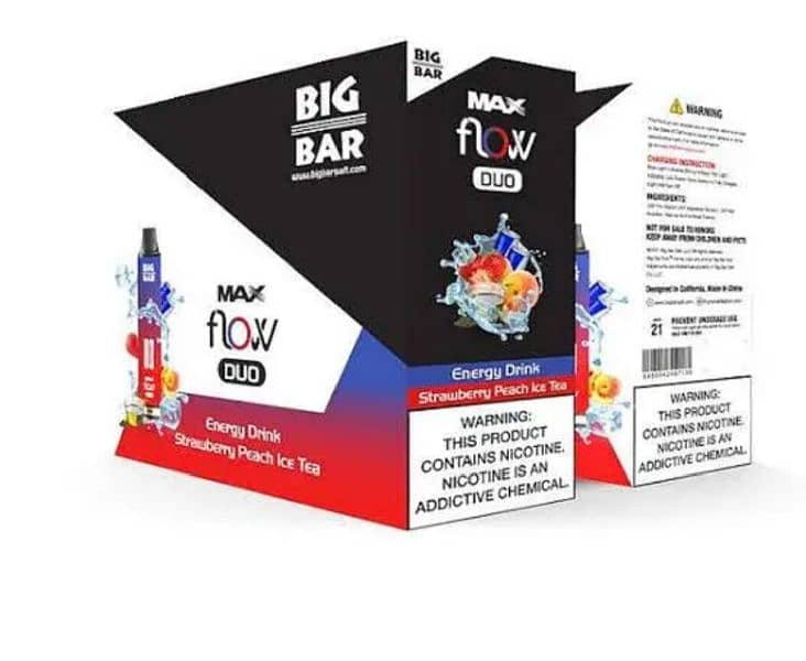 Big Bar Max Flow Duo Pod/Vape | 4000 Puffs | available in Good Price 6