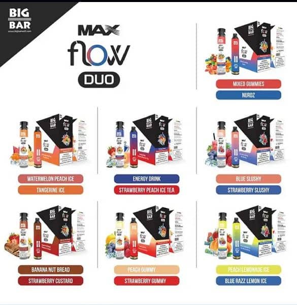 Big Bar Max Flow Duo Pod/Vape | 4000 Puffs | available in Good Price 7