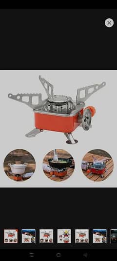 Foldable camping stove