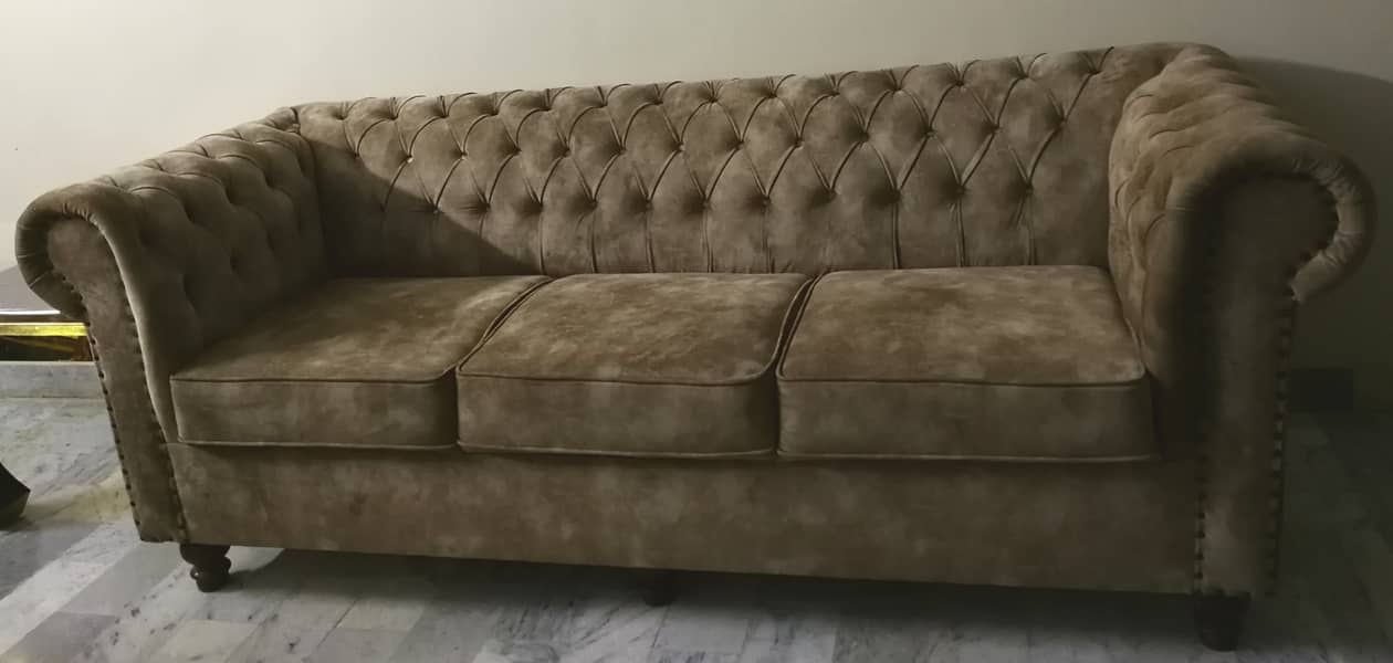 7 Seater Sofa Set - Beige colour 1
