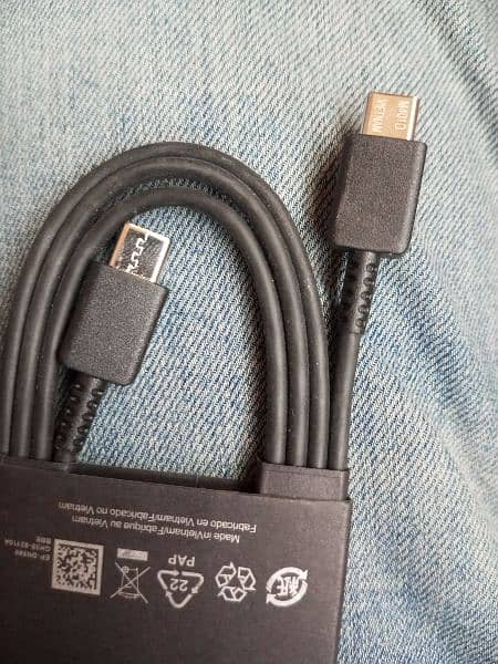 Samsung original charger 45w with original cable 2