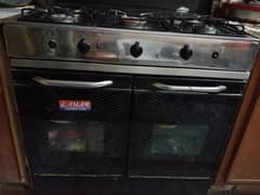 5 Working Burners Cooking Range with Storage Cabinets. . . A1 condition. 0