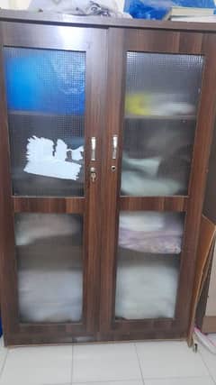 2 door wooden wardrob for sale