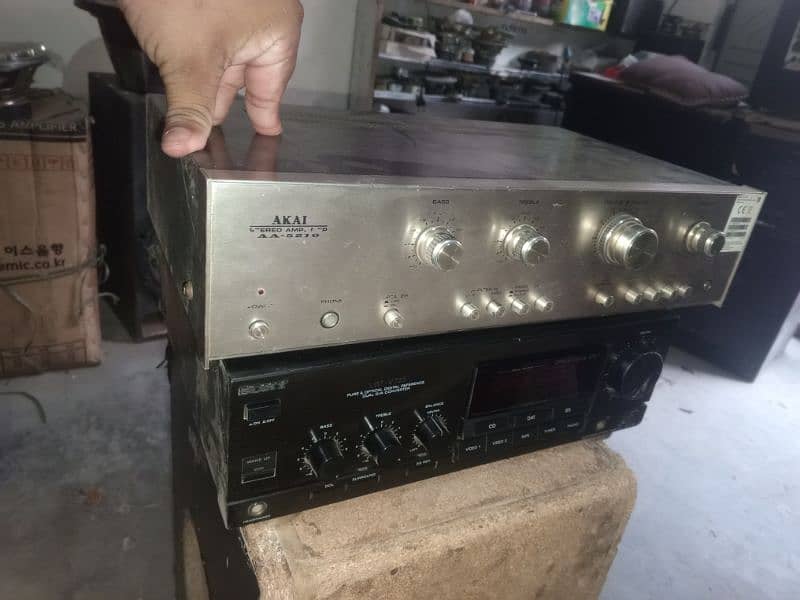 akai and Sony amplifier 1