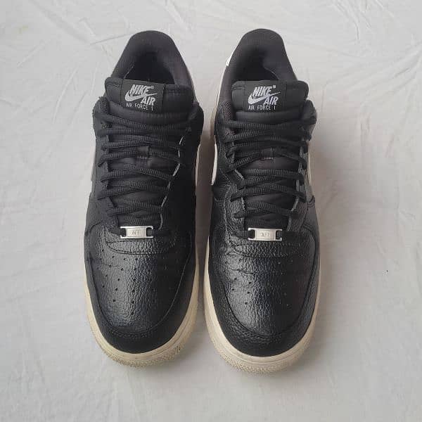 Nike Air Force 1 Low '07 'Black White Pebbled Leather' Sneakers/Shoe 2