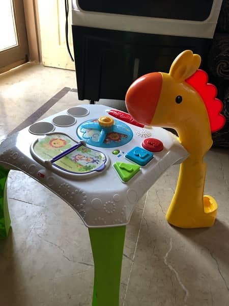 Baby Stand Walker and table with music 4