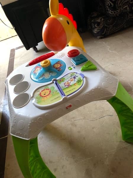 Baby Stand Walker and table with music 5