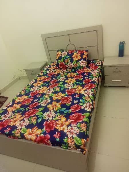 2 bed 2 dresser 4 site table with mattress with 10 year warranty 1