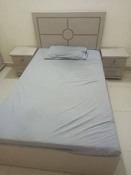 2 bed 2 dresser 4 site table with mattress with 10 year warranty 3