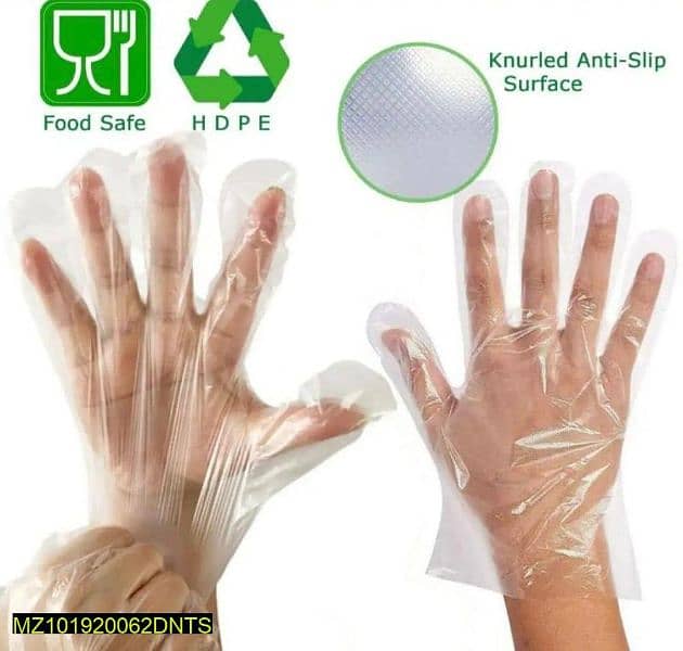 Disposable kitchen dish washing gloves 1