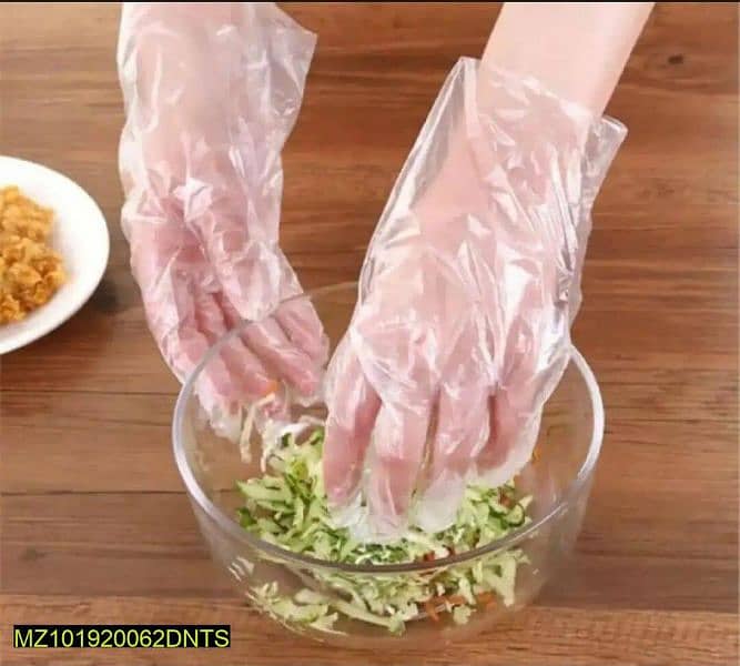 Disposable kitchen dish washing gloves 2