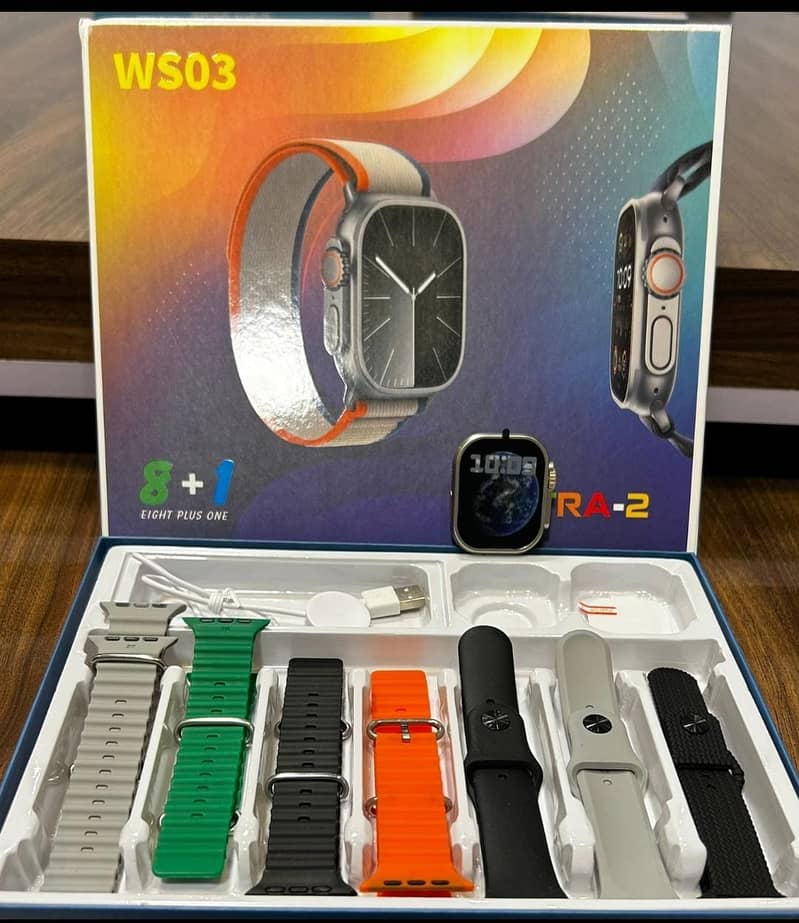 Smart watch D20 7in1 strap watch and smart watch with Airpods Availabl 7