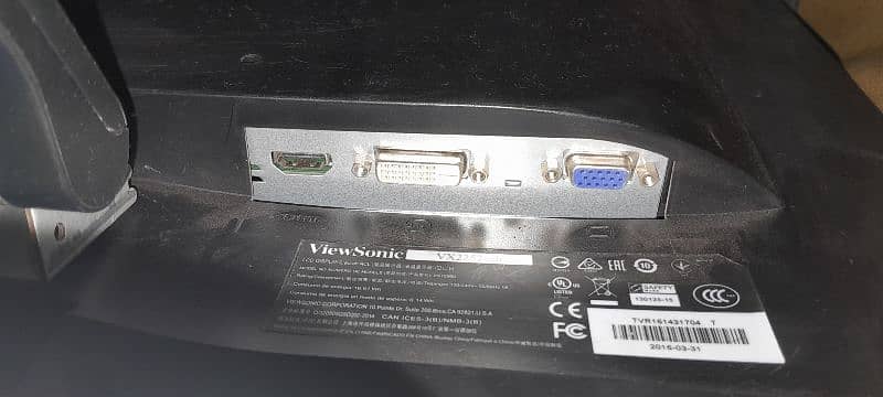 ViewSonic Monitor (VX2252) 20 inch 4