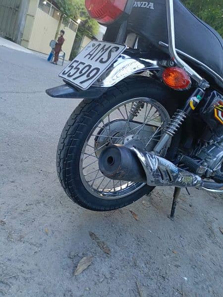 Honda 125 model 2022 New Condition All Punjab number 7