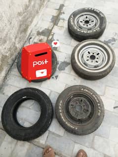 Mehran 12 size Rims Tyres 0