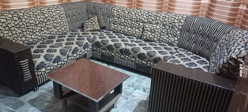 l shaped sofa for sale good condition 1
