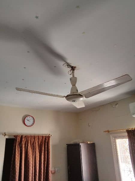 5 ceiling fans Pak fan , millat, paramount old is gold 100 pure copper 3