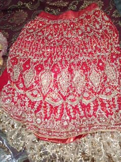 Beautiful Bridal Lehanga (heavy weight) in good condition,