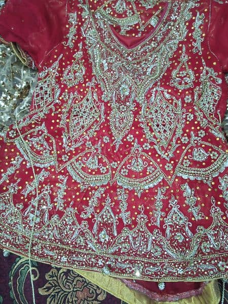 Beautiful Bridal Lehanga (heavy weight) in good condition, 2