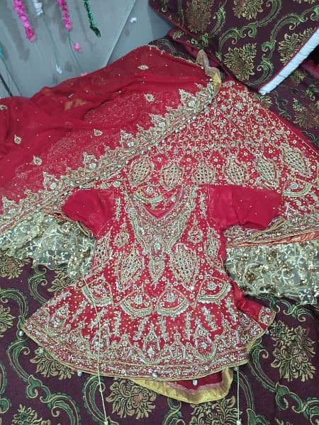 Beautiful Bridal Lehanga (heavy weight) in good condition, 5