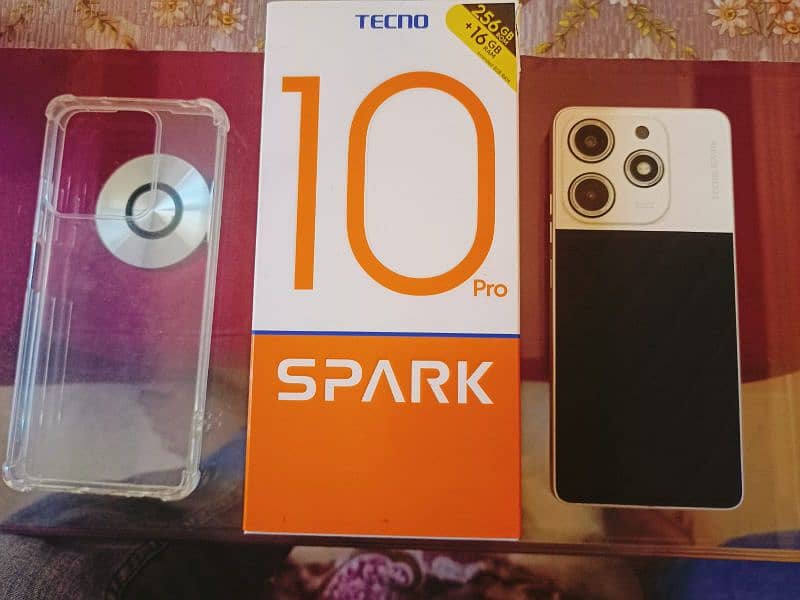 Tecno Spark 10 pro 8+8/256 PTA approved 7 months warranty Complete 1