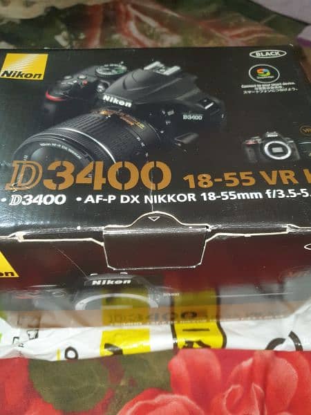 Nikon D3400 brand new camera with accessories 5