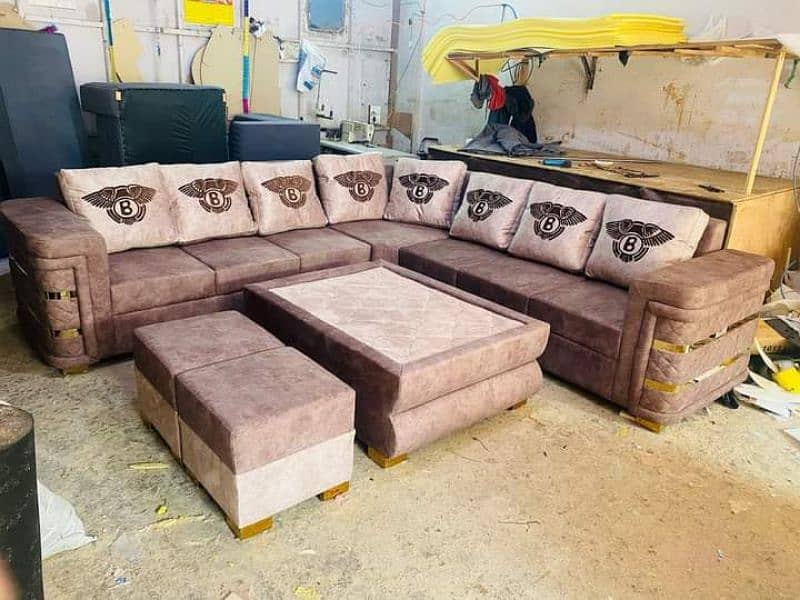 sofa repairing / cover change / furniture polish / new sofa 9