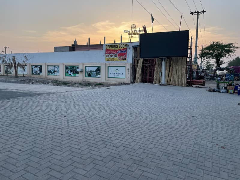 Very hot corner shop in Civic Avenue commercial market main Chiniot road facing, Jhumra City is available on very reasonable price. 2