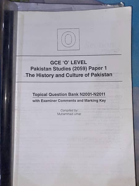 O levels - Pakistan Studies (2059) Paper 2, History. 2