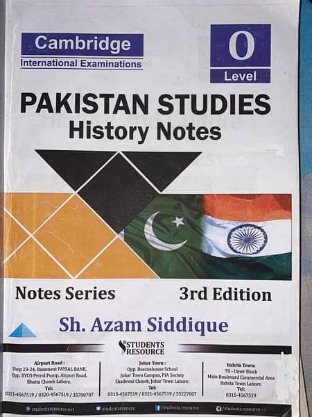 O levels - Pakistan Studies (2059) Paper 2, History. 3