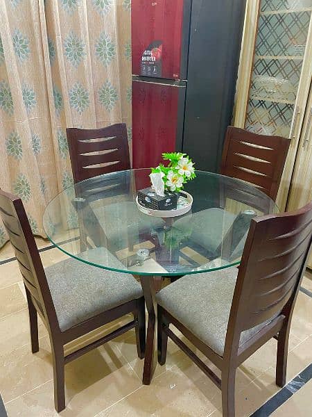 Dining Table/4 Seater Dinning Table/Small Dining Table/Home Furniture 0