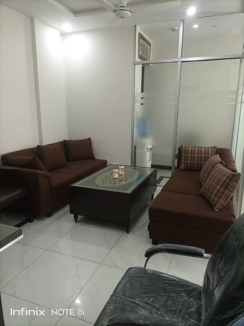 3+3 Seter Office Sofa With Center Table For Sale 1