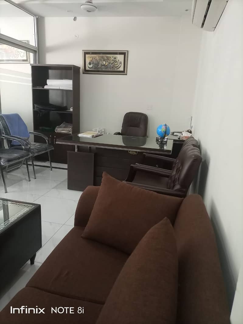 3+3 Seter Office Sofa With Center Table For Sale 2