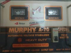 MURPHY SPECIAL A-70 STABILIZER 7000watts 0