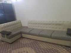 l shaped  6 seater sofa