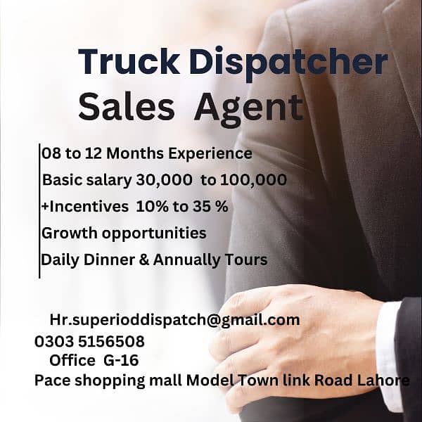 sale agent in Dispatch for usa trucking 1