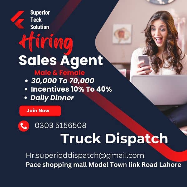 sale agent in Dispatch for usa trucking 2