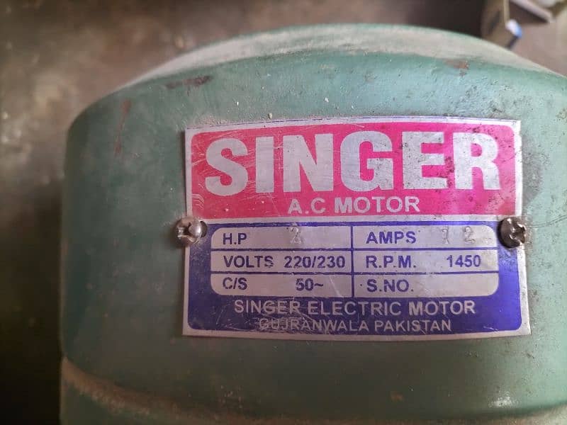 2hp motor new condition 2