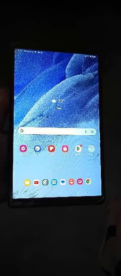 Samsung Galaxy Tab A7 Lite, Android 14, glass crack, working perfectly